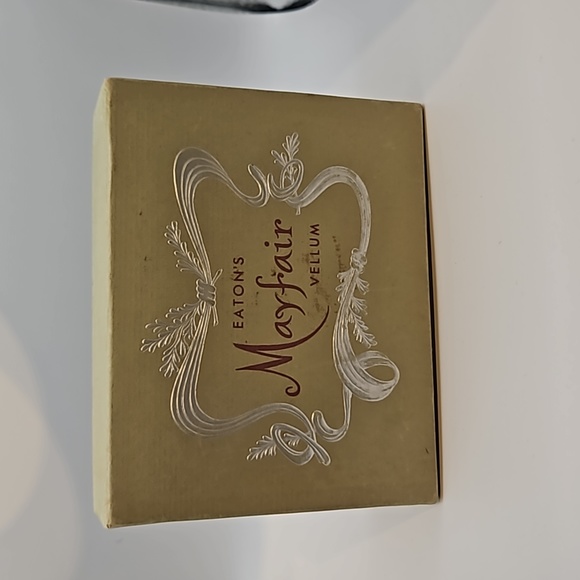 Vintage Other - Vintage Eatons Mayfair Vellum stationery box